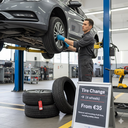 Tire Change (4 wheels) 