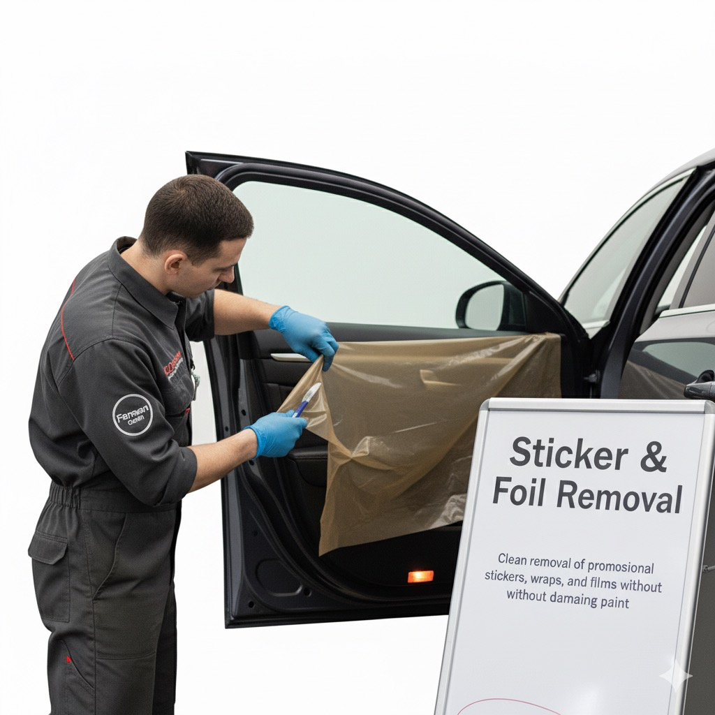 Sticker & Foil Removal 