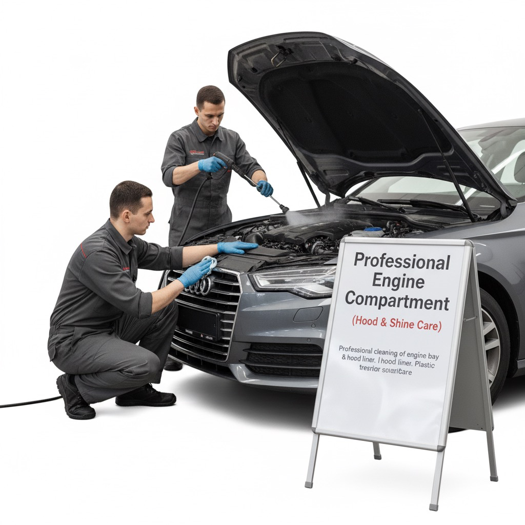 Professional engine compartment